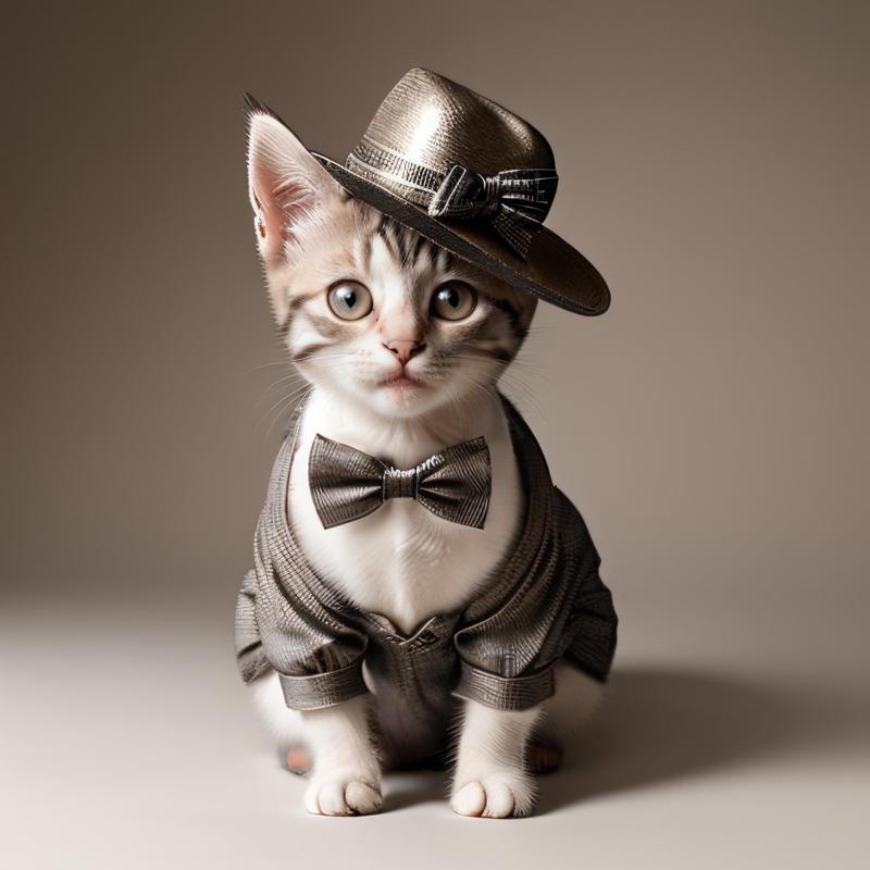 00463-2500255099-intricate cute kitten with panamahat wearing bowtie, sitting on a metallic ball,  _lora_PanamaHatConcept_v13_0.8_.jpg